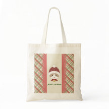 Santa Kitty Tote Bag