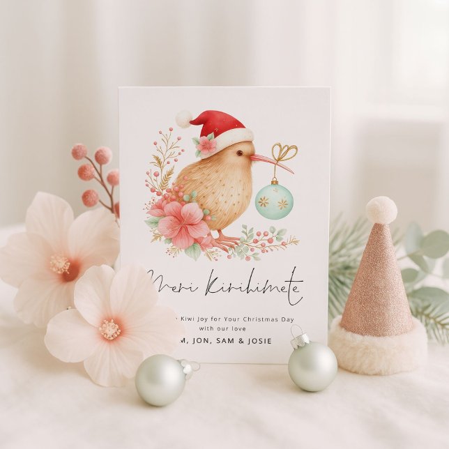 Santa Kiwi Meri Kirihimete New Zealand Weihnachten (Von Creator hochgeladen)