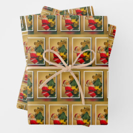 Santa Klettergarten Geschenkpapier Set