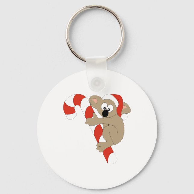Santa Koala Schlüsselanhänger (Vorderseite)