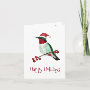 Santa Kolibri Feiertagskarte