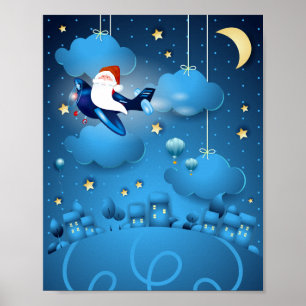Santa kommt poster