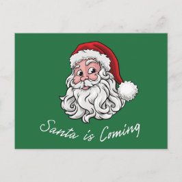 Santa kommt postkarte