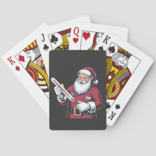 Santa-Krankenschwester Weihnachten Gesundheitswese Spielkarten