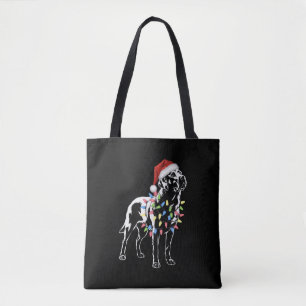 Santa Labrador Retriever Christmas Light Hund Love Tasche