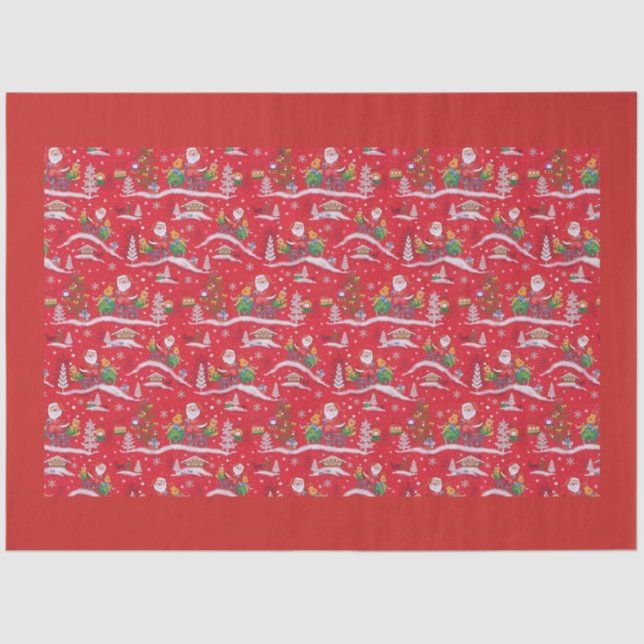 Santa Land Seidenpapier (Vorderseite)