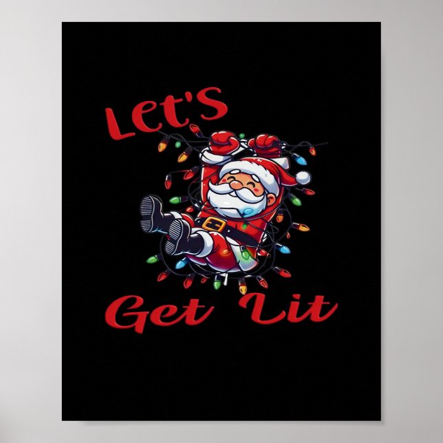 Santa - Lasst uns uns hingehen Poster (Vorne)