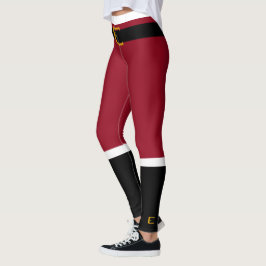 Santa Leggings-Red Leggings