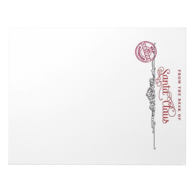 Santa Letterhead Notizblock (Vorderseite)