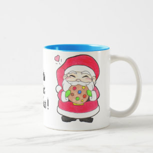 Santa Lieben Cookies Tasse