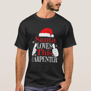 Santa Lieben Dieser Zimmermann Weihnachten T-Shirt
