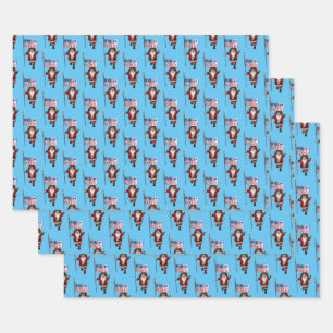 Santa Lieben Joe Biden Geschenkpapier Set