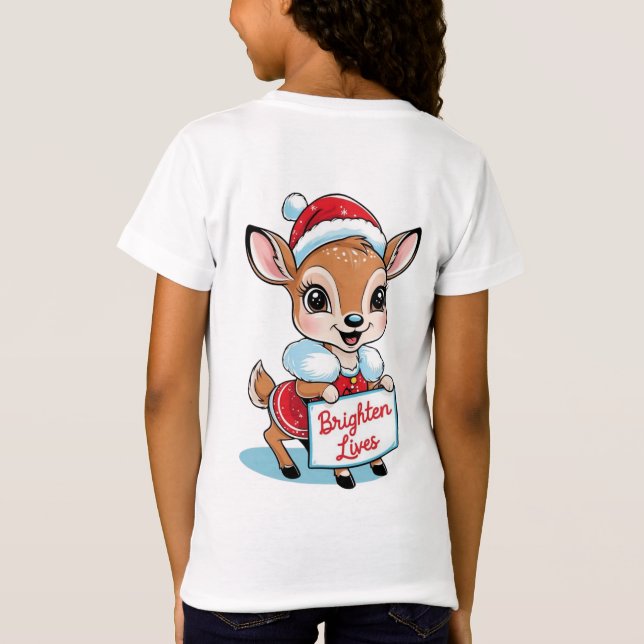 Santa lieber, Brighten Lives T-Shirt (Rückseite)
