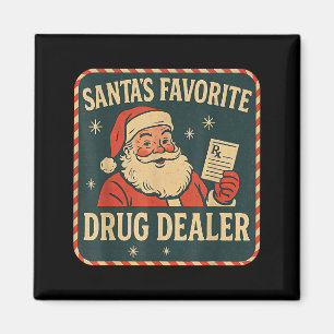 Santa Lieblings-Drogen-Notfall Weihnachten Apothek Magnet