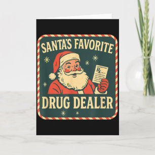 Santa Lieblingsdroge Er Weihnachten Apothekentechn Karte