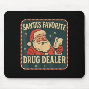 Santa Lieblingsdroge Er Weihnachten Apotheker Gesu Mousepad