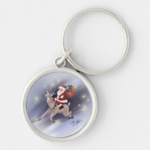 Santa liefert Schlüsselkette Schlüsselanhänger