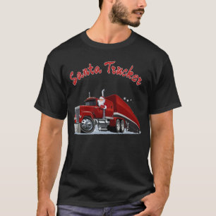 Santa LKW-Fahrer T-Shirt
