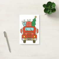Santa LKW Vorderansicht Frohe Weihnachten