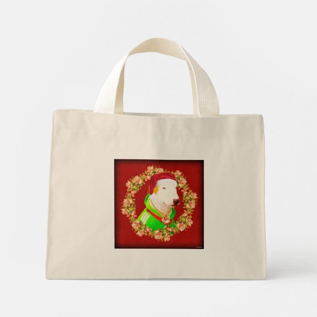 Santa LOOUNCH Tasche/Einkaufstasche 2 Seiten, 4 St Mini Stoffbeutel (Rückseite)