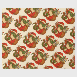Santa Mahj Holiday Gift Wrapping Geschenkpapier