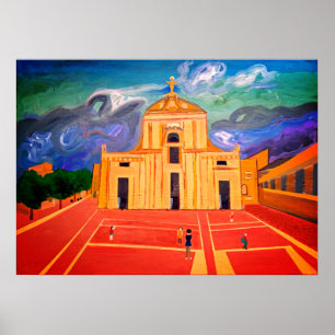 Santa Maria Degli Angeli Italien Acrylic Poster