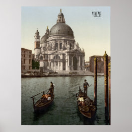 Santa Maria della Salute in Venedig (c. 1900) Poster