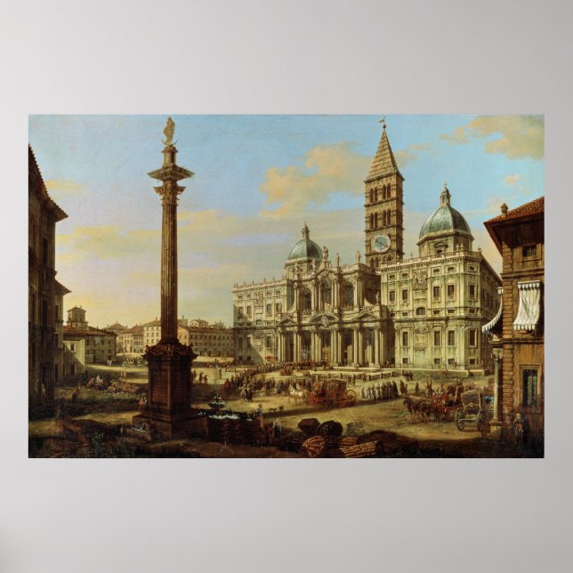 Santa Maria Maggiore, Rom, 1739 Poster (Vorne)