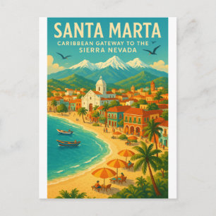 SANTA MARTA - KARIBISCHES TOR ZUR NEVADA POSTKARTE
