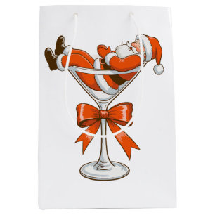 Santa Martini Kokette Mädchenhaft Weihnachts-Schle Mittlere Geschenktüte
