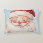 Santa Merry Christmas Pillow Dekokissen<br><div class="desc">Weihnachten Weihnachts-Kissen Fügt festliche Touch zu Ihrem Urlaubsstil hinzu.</div>