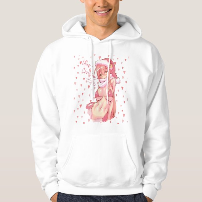 Santa Merry Christmas sexy Anime Bikini Hoodie (Vorderseite)
