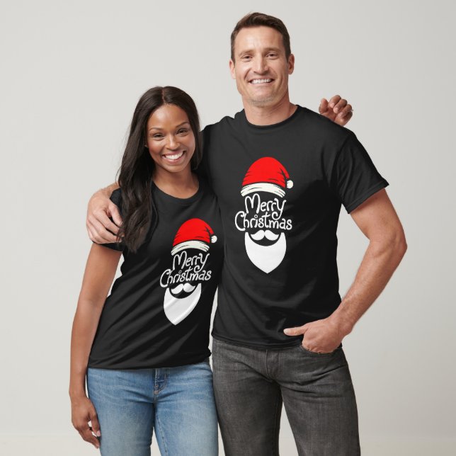 Santa Merry Christmas T-Shirt (Unisex)