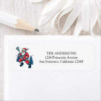 Santa Merry Laxmas Lacrosse Weihnachten Rückkehr