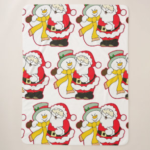 SANTA MIT EIS MANN BEI CHRISTMAS. HO! HO! HO! SHERPADECKE