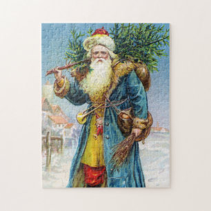 Santa mit Tannenbaum