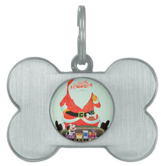 Santa mit Zug Tiermarke (Vorderseite)