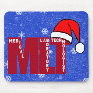 Santa MLT - CHRISTMAS MEDICAL LABORTECH Mousepad