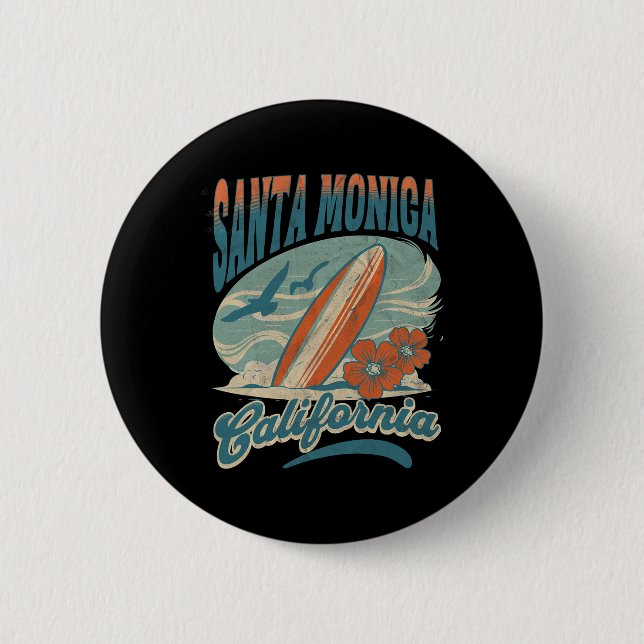 Santa Monica _2  Button (Vorderseite)