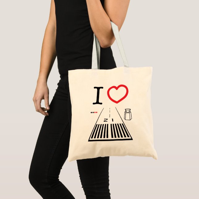 Santa Monica Airport Runway 21 / Runway 3 tote bag Tragetasche (Vorderseite (Produkt))