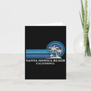 Santa Monica Beach California Familie Sommer Vacat Karte