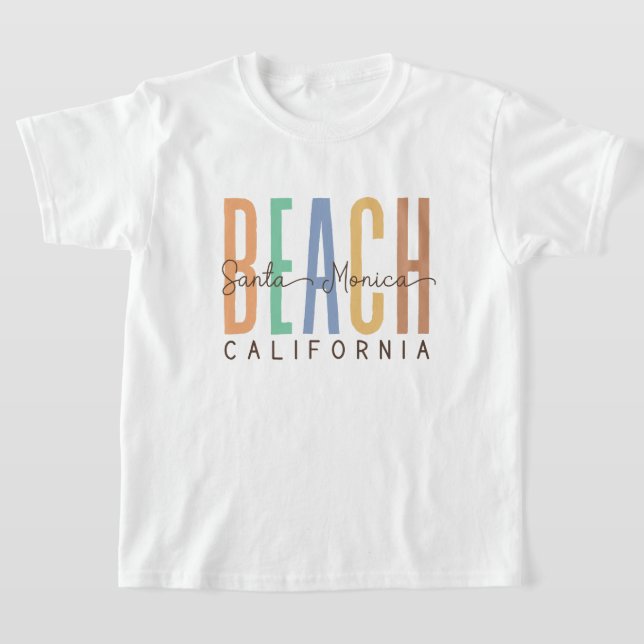 Santa Monica Beach California (Sands) T - Shirt (Ablage )