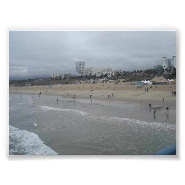 Santa Monica Beach Fotodruck (Vorne)