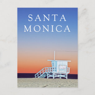 Santa Monica Beach   Los Angeles, Kalifornien Postkarte