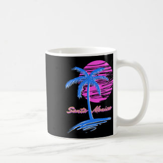 Santa Monica Beach Outlet 80er Ästhetische Vaporwa Kaffeetasse