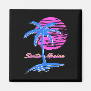 Santa Monica Beach Outlet 80er Ästhetische Vaporwa Magnet