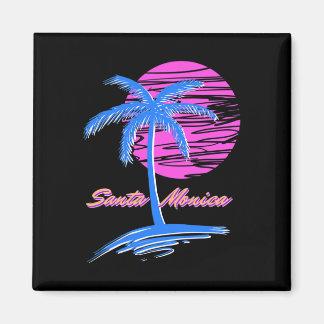 Santa Monica Beach Outlet 80er Ästhetische Vaporwa Magnet