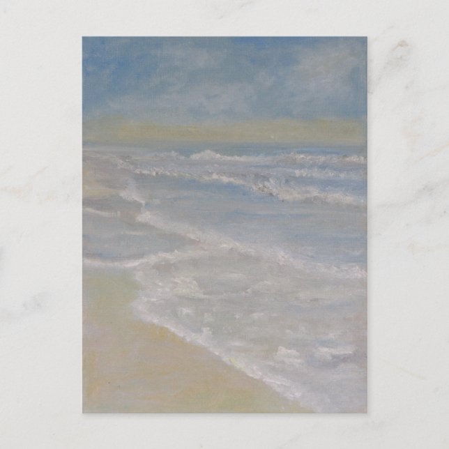 Santa Monica Beach Postkarte (Vorderseite)