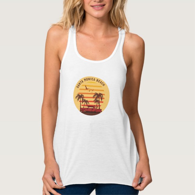 Santa Monica Beach Tank Top (Vorderseite)