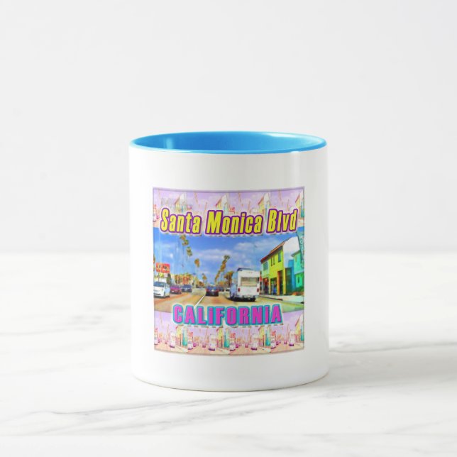 "Santa Monica Blvd 1" Cup Tasse (Zentrum)